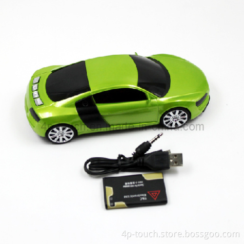 Audi R8 Shape Portable Car Speaker with FM Radio (HY-T408)